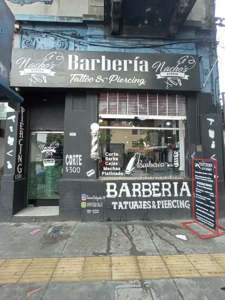Frente de Barbería Nachos