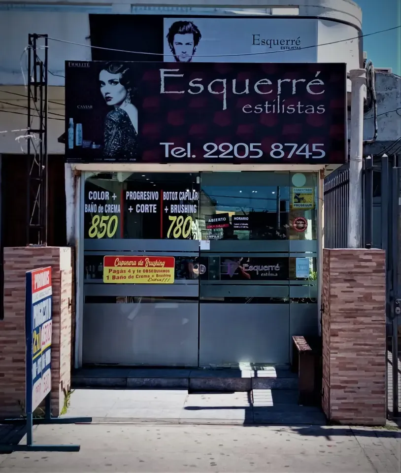 Frente de Peluquería Esquerré
