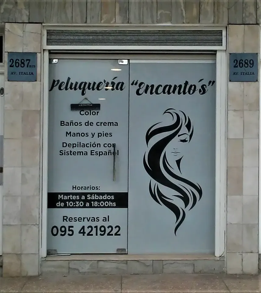 Frente de Peluquería Encanto