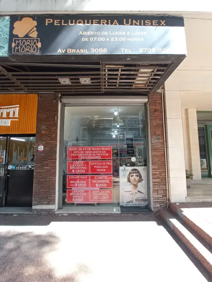 Frente de Peluquería Maria Maria